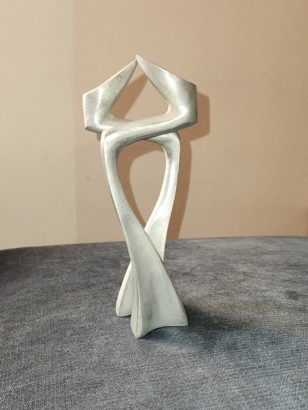 Mattew Hilton Arclumis Swan Silver Color Metal  Candleholder  Vintage Set of 2